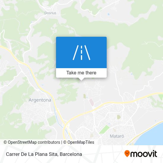 Carrer De La Plana Sita map