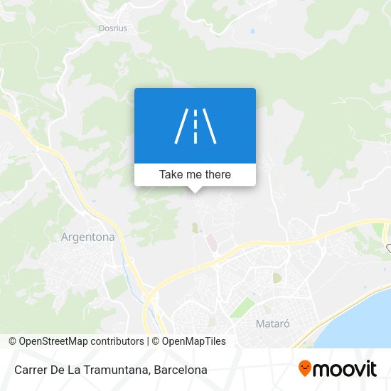 Carrer De La Tramuntana map