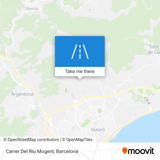 Carrer Del Riu Mogent map