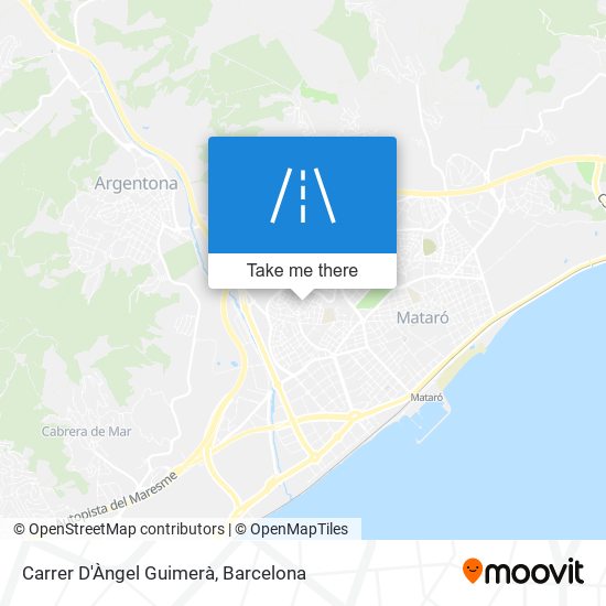 Carrer D'Àngel Guimerà map