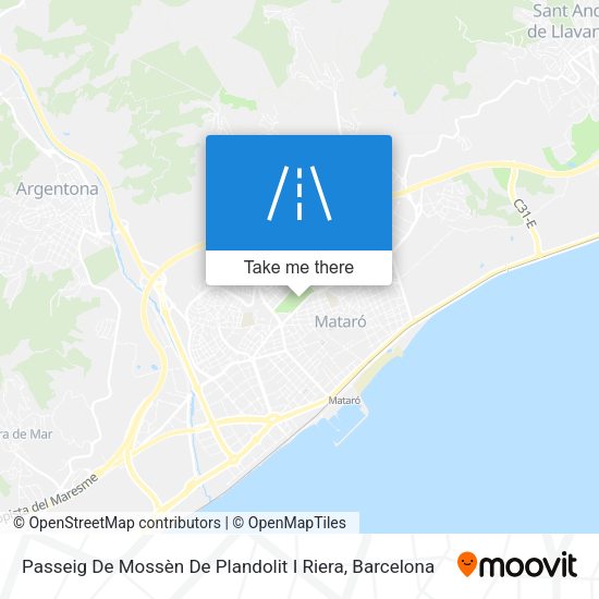 Passeig De Mossèn De Plandolit I Riera map