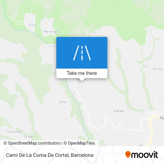 Camí De La Coma De Cortal map