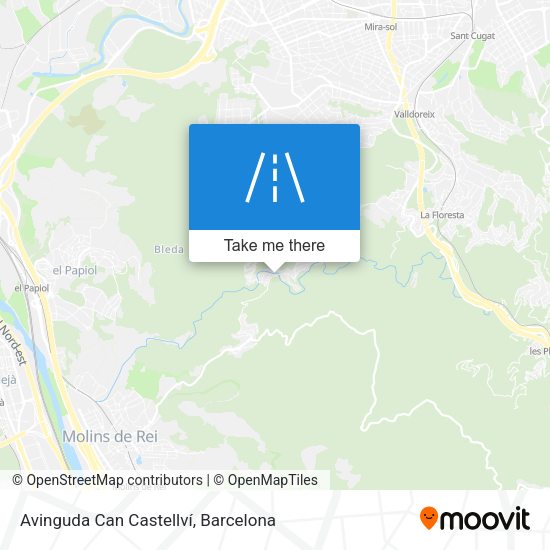 Avinguda Can Castellví map