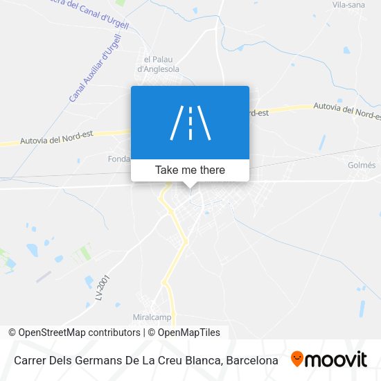 Carrer Dels Germans De La Creu Blanca map