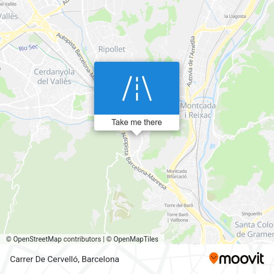 Carrer De Cervelló map