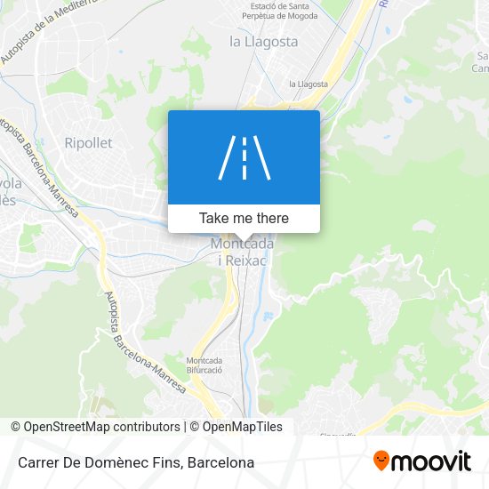 Carrer De Domènec Fins map