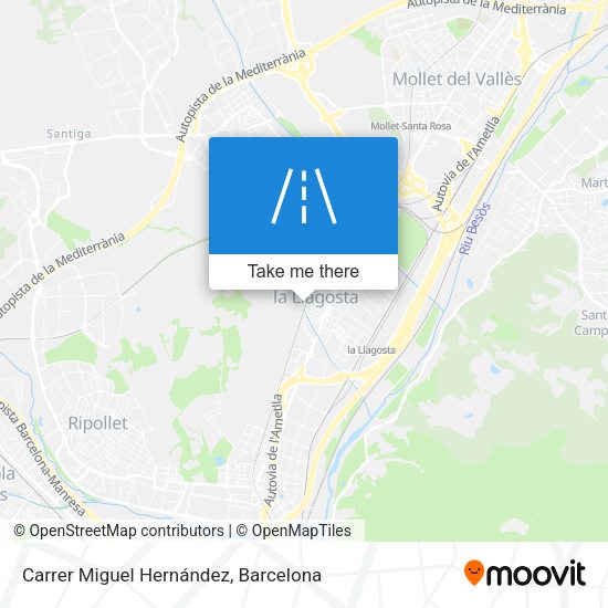 Carrer Miguel Hernández map