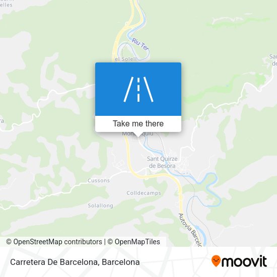 Carretera De Barcelona map
