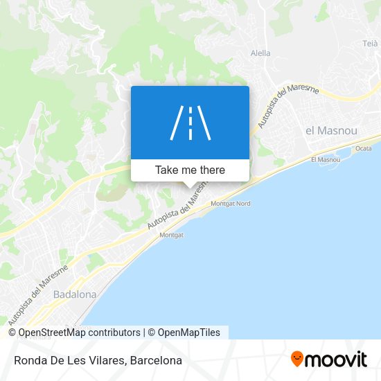 Ronda De Les Vilares map