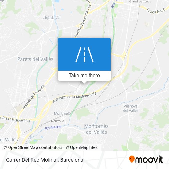 Carrer Del Rec Molinar map