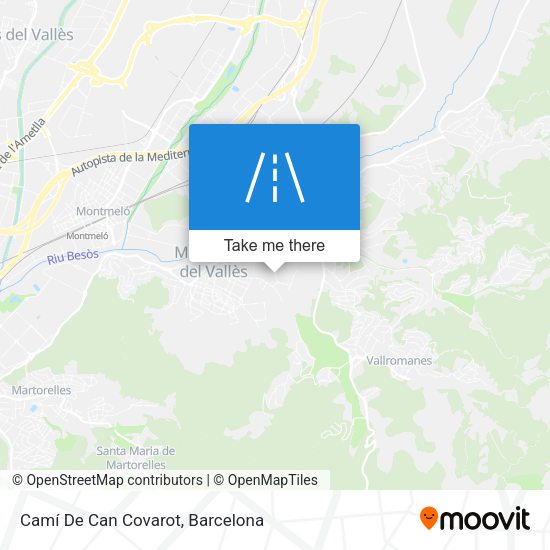 Camí De Can Covarot map