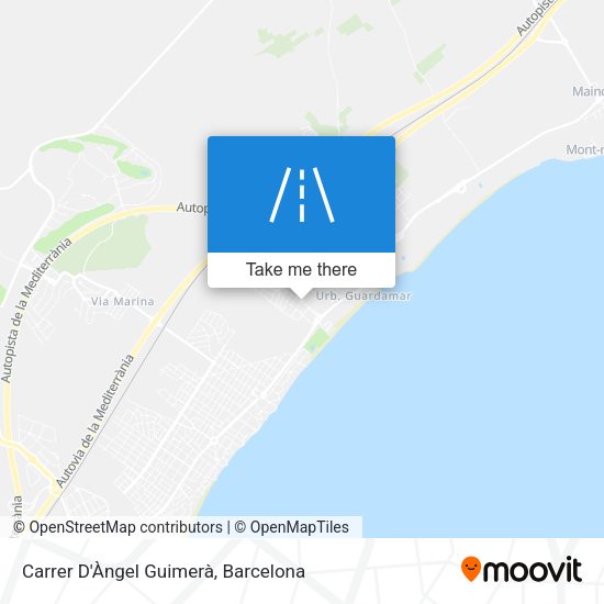 Carrer D'Àngel Guimerà map