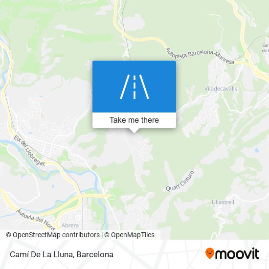 Camí De La Lluna map