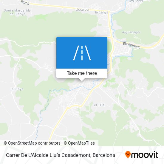 Carrer De L'Alcalde Lluís Casademont map