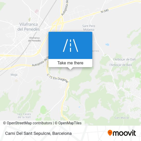 Camí Del Sant Sepulcre map