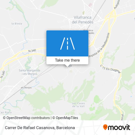 Carrer De Rafael Casanova map