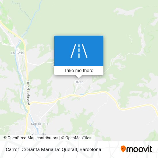 Carrer De Santa Maria De Queralt map