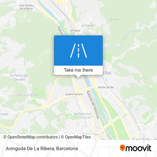 Avinguda De La Ribera map