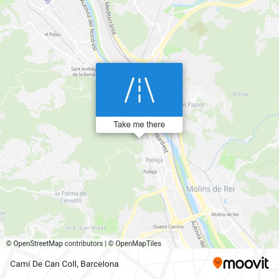 Camí De Can Coll map