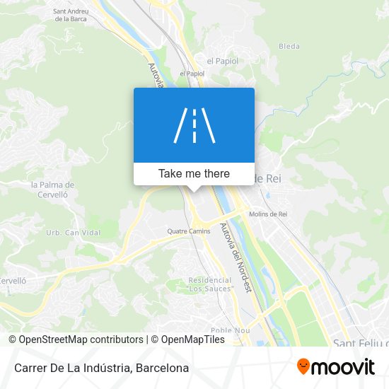 Carrer De La Indústria map