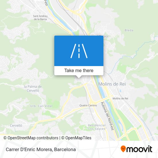 Carrer D'Enric Morera map