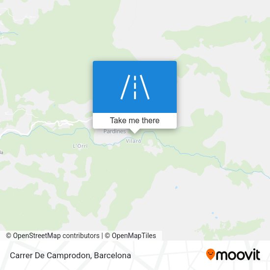 Carrer De Camprodon map