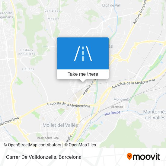 Carrer De Valldonzella map