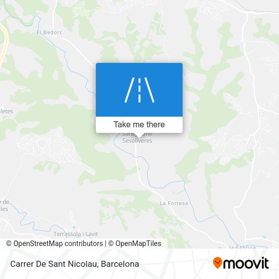 Carrer De Sant Nicolau map