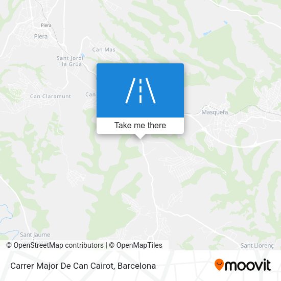 Carrer Major De Can Cairot map