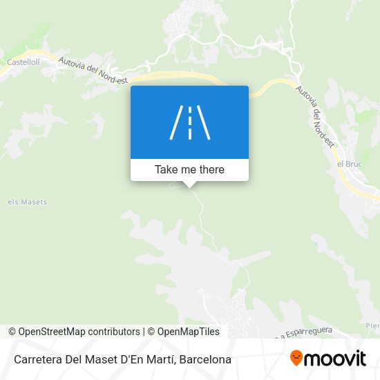 Carretera Del Maset D'En Martí map