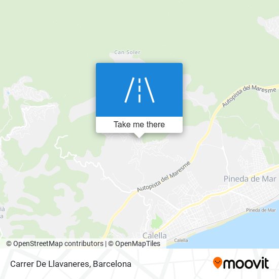 Carrer De Llavaneres map