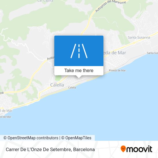 Carrer De L'Onze De Setembre map