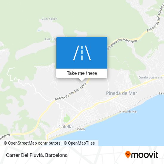 Carrer Del Fluvià map