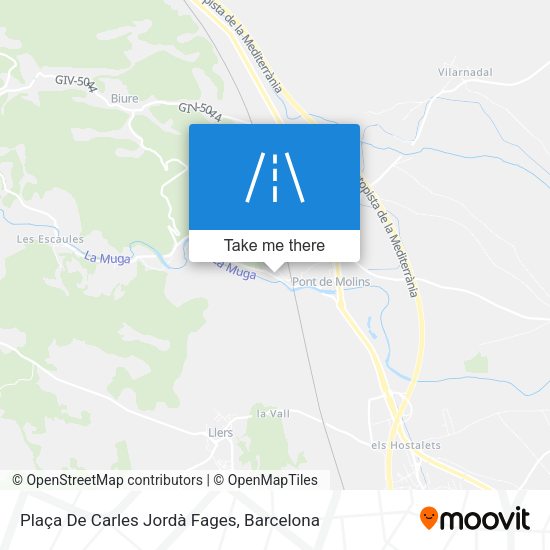 Plaça De Carles Jordà Fages map
