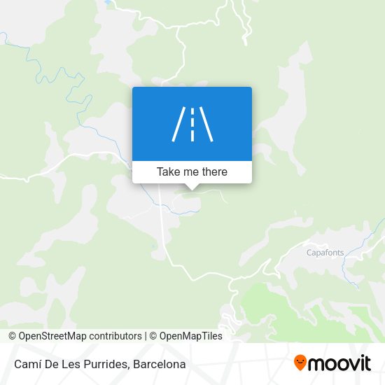 Camí De Les Purrides map