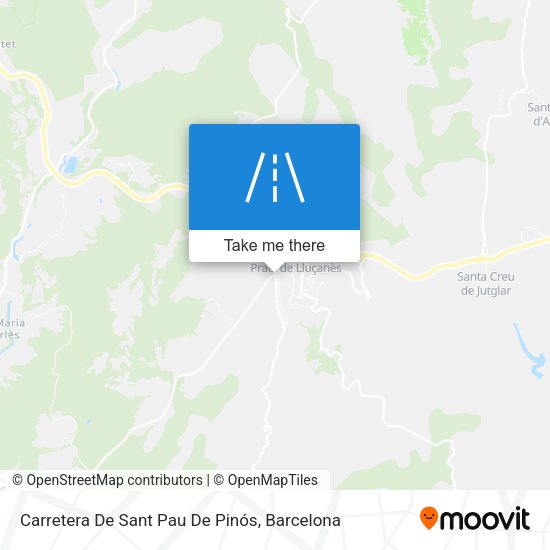 Carretera De Sant Pau De Pinós map