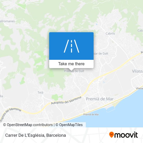 Carrer De L'Església map