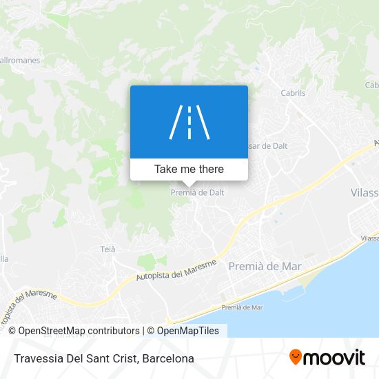 Travessia Del Sant Crist map