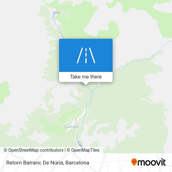 Retorn Barranc De Núria map
