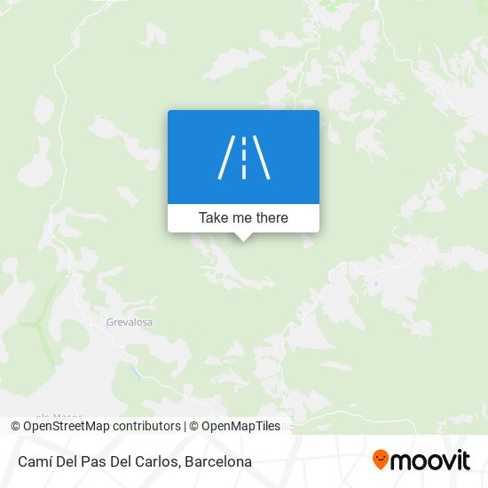 Camí Del Pas Del Carlos map