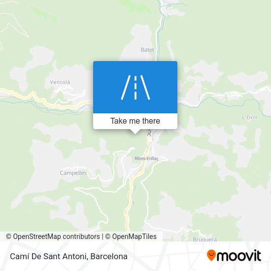 Camí De Sant Antoni map