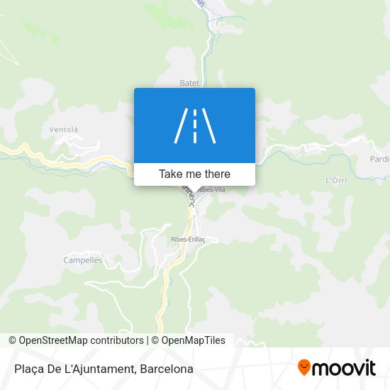 Plaça De L'Ajuntament map