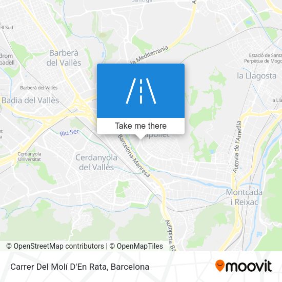 Carrer Del Molí D'En Rata map