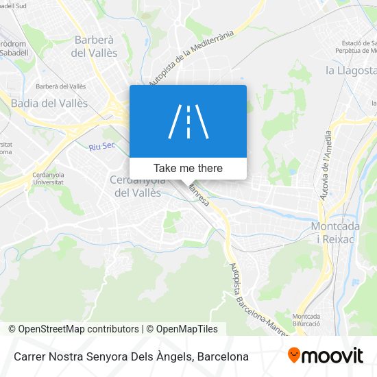 Carrer Nostra Senyora Dels Àngels map