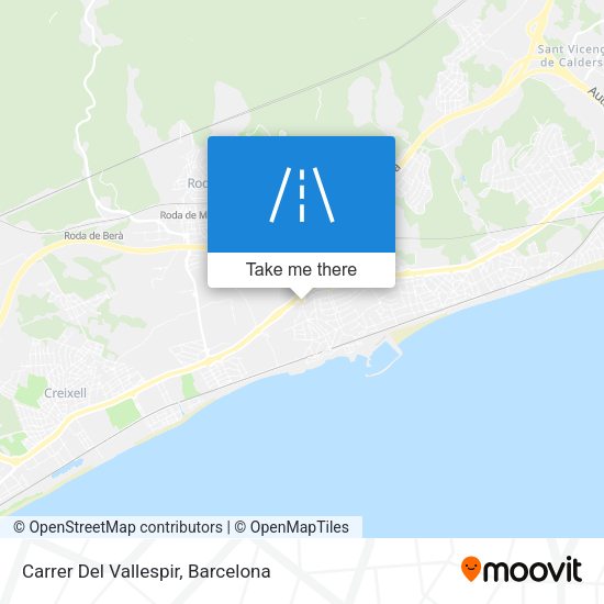 Carrer Del Vallespir map
