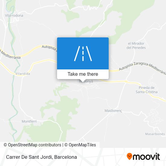 Carrer De Sant Jordi map