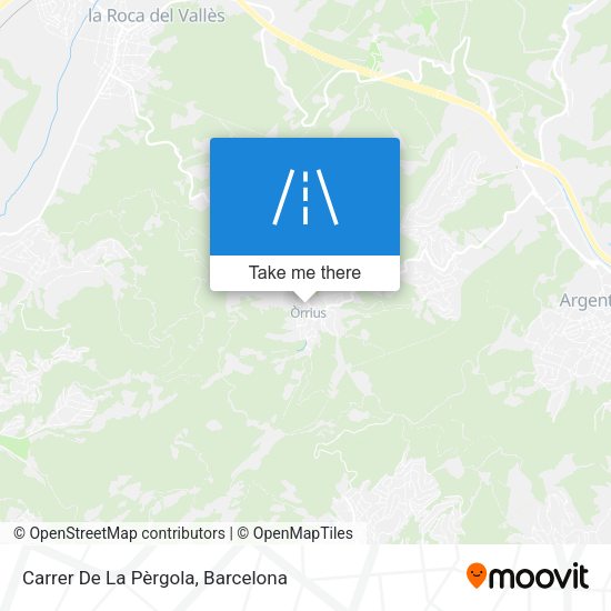 Carrer De La Pèrgola map