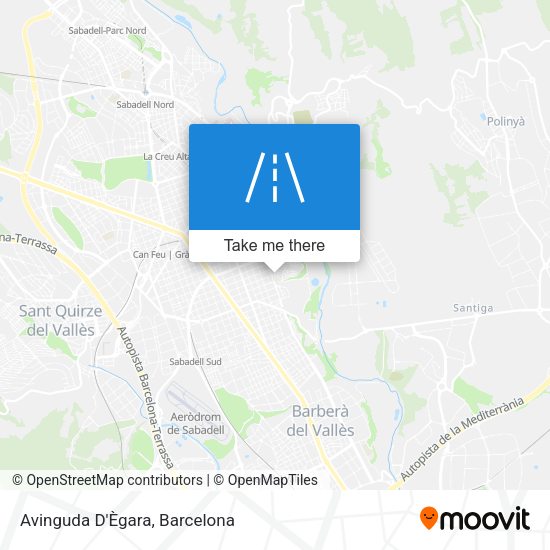Avinguda D'Ègara map