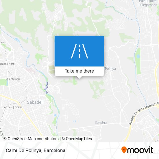 Camí De Polinyà map