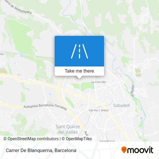 Carrer De Blanquerna map
